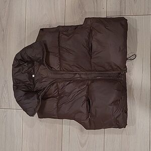 Brown Puffer Vest